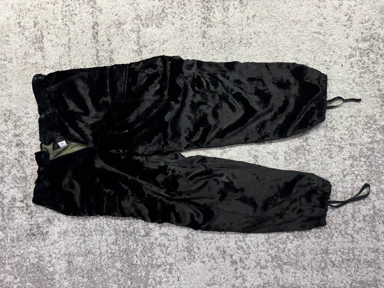 Supreme Yohji Yamamoto Black Faux Fur Cargo Pants 30 Supreme Yohji