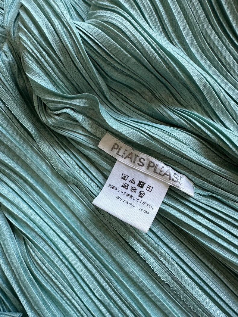Issey Miyake Issey Miyake size:4 Green pleated cardigan coat Size XS / US 0-2 / IT 36-38 - 7 Thumbnail