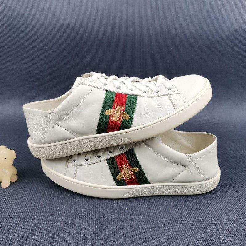 Gucci Gucci Ace Leather Bee Low-Top Sneakers Size US 7.5 / EU 40-41 - 7 Thumbnail