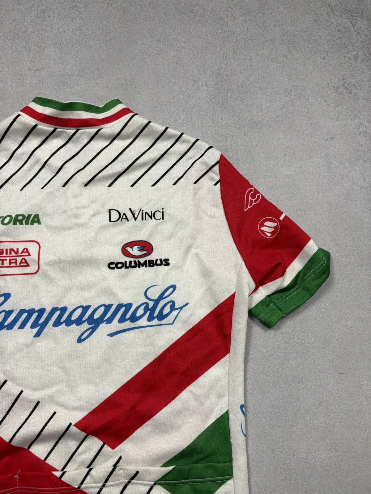Vintage Vintage 80s Campagnolo Team Vittoria Cycling Jersey Columbus Size US M / EU 48-50 / 2 - 13 Thumbnail