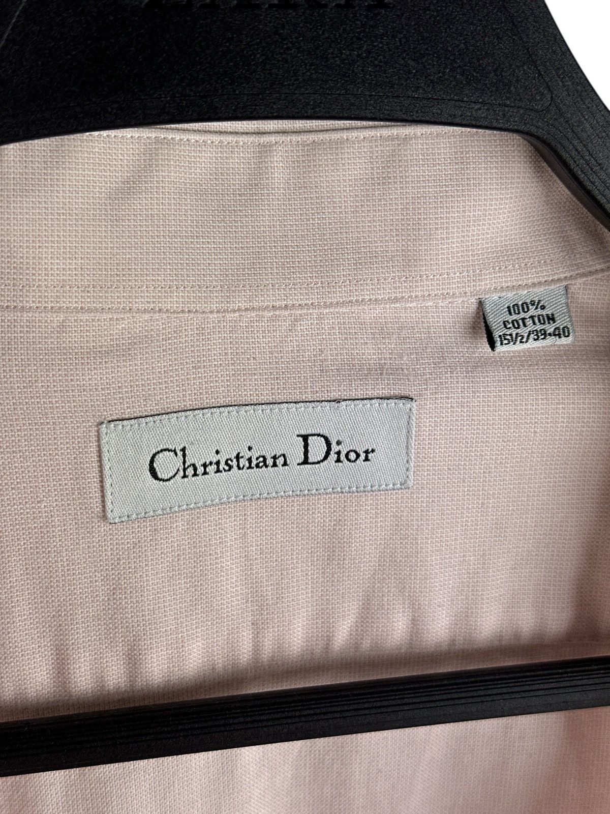 Christian Dior Monsieur Christian Dior Pink Shirt Long Sleeve Button Up Size US L / EU 52-54 / 3 - 9 Thumbnail