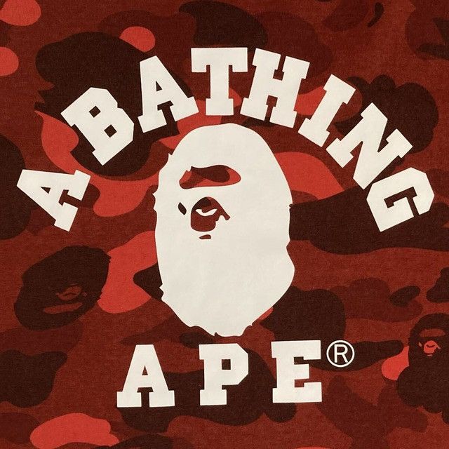 Bape BAPE RED CAMO College Logo Tank Top a bathing ape Size US L / EU 52-54 / 3 - 2 Thumbnail