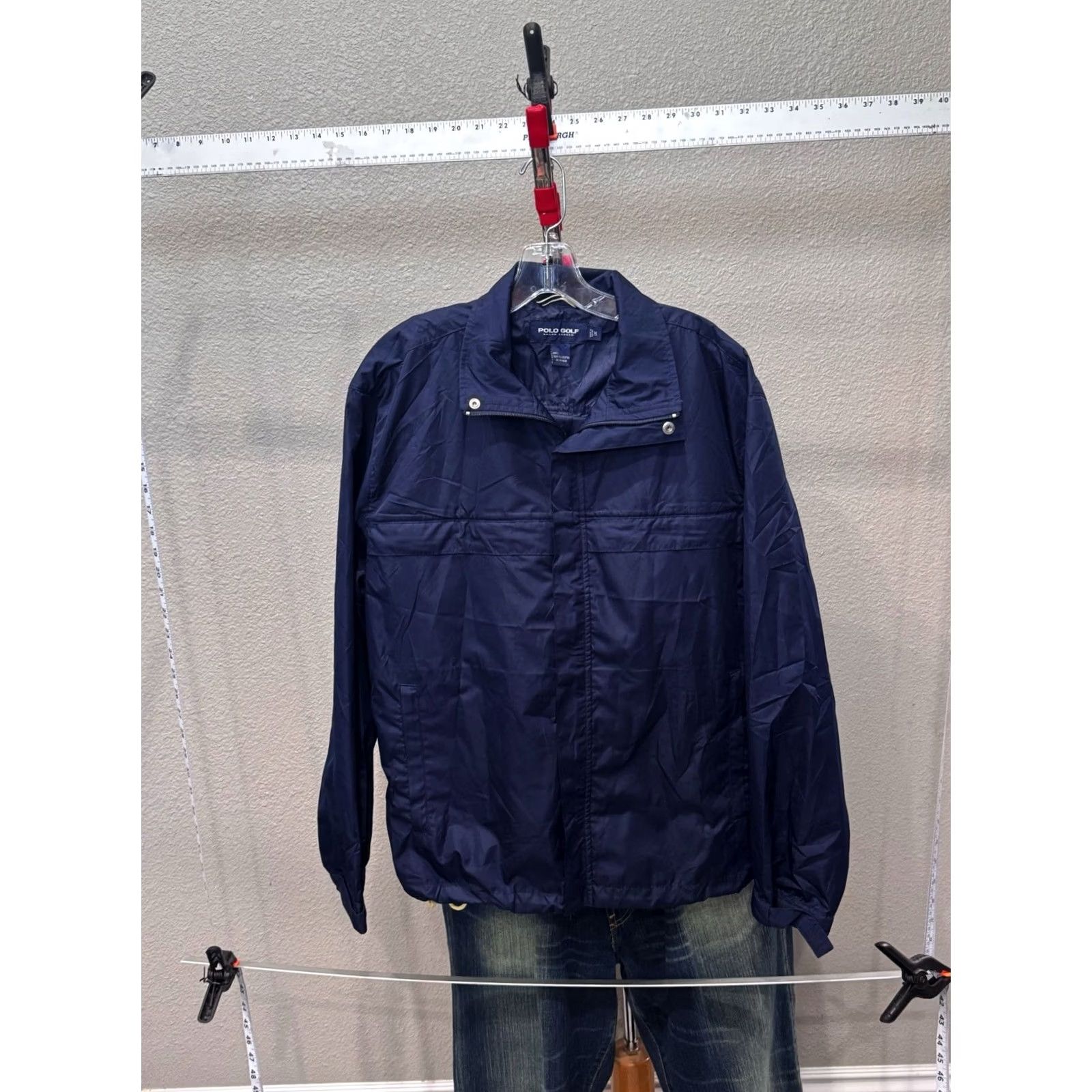 Polo Ralph Lauren Polo Ralph Lauren Navy Blue Poly Jacket SWEATER Medium M Mens Size US M / EU 48-50 / 2 - 2 Thumbnail