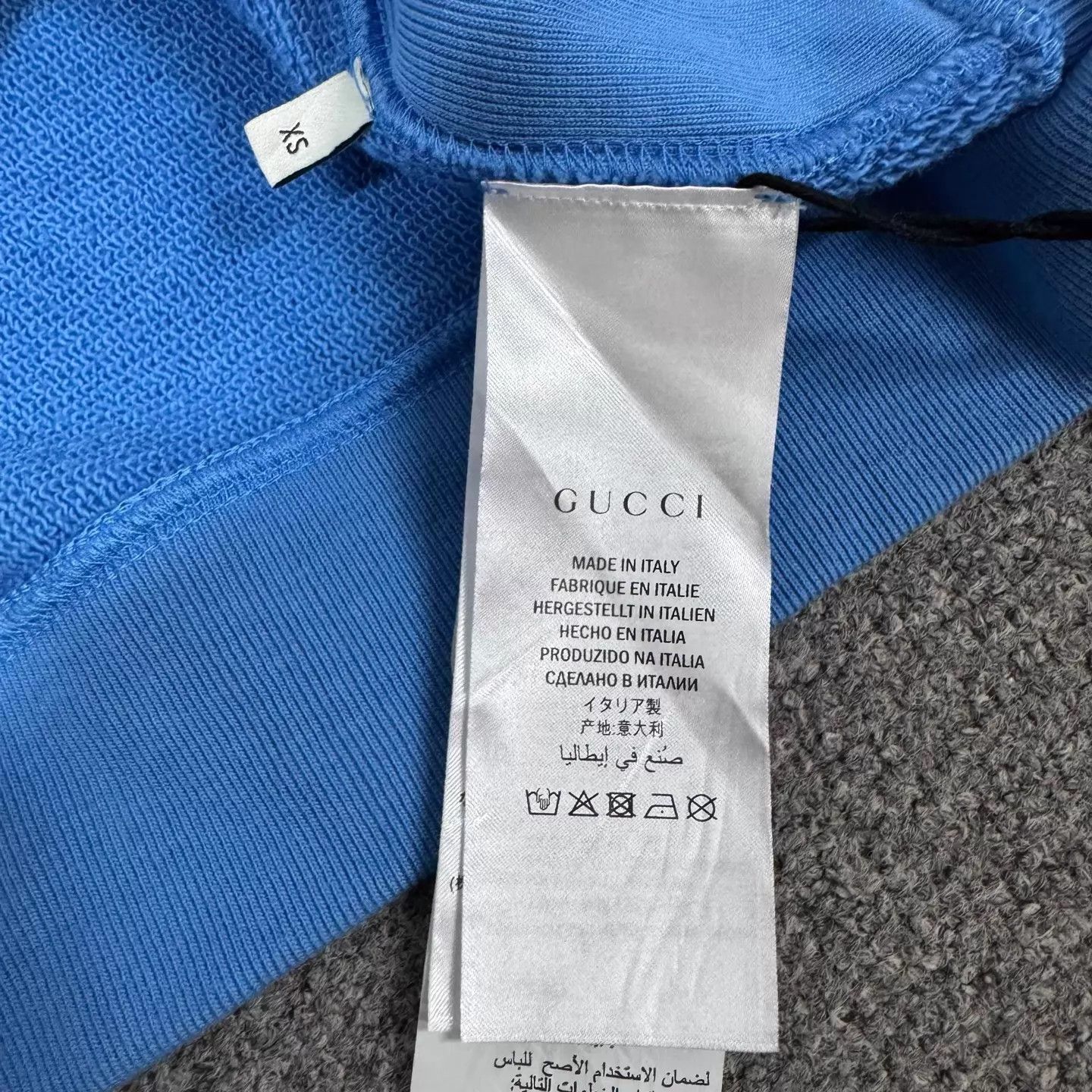 Gucci Gucci Blade Logo Print Crewneck Sweatshirt xs Size US XS / EU 42 / 0 - 7 Thumbnail