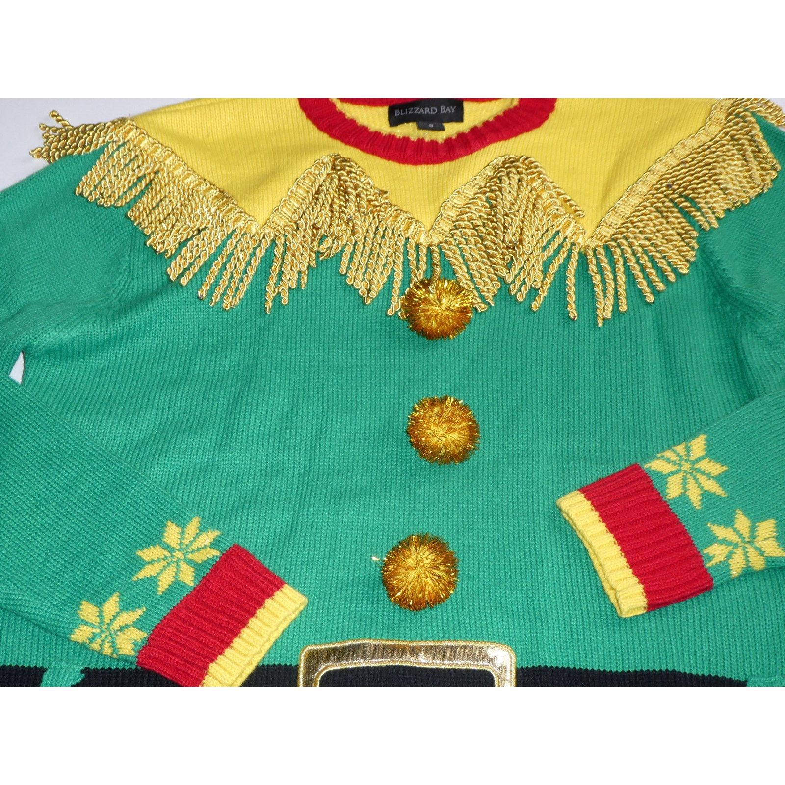 Holiday Brand BLIZZARD BAY holiday sweater Elf sweater, small, NEW Size US S / EU 44-46 / 1 - 2 Thumbnail