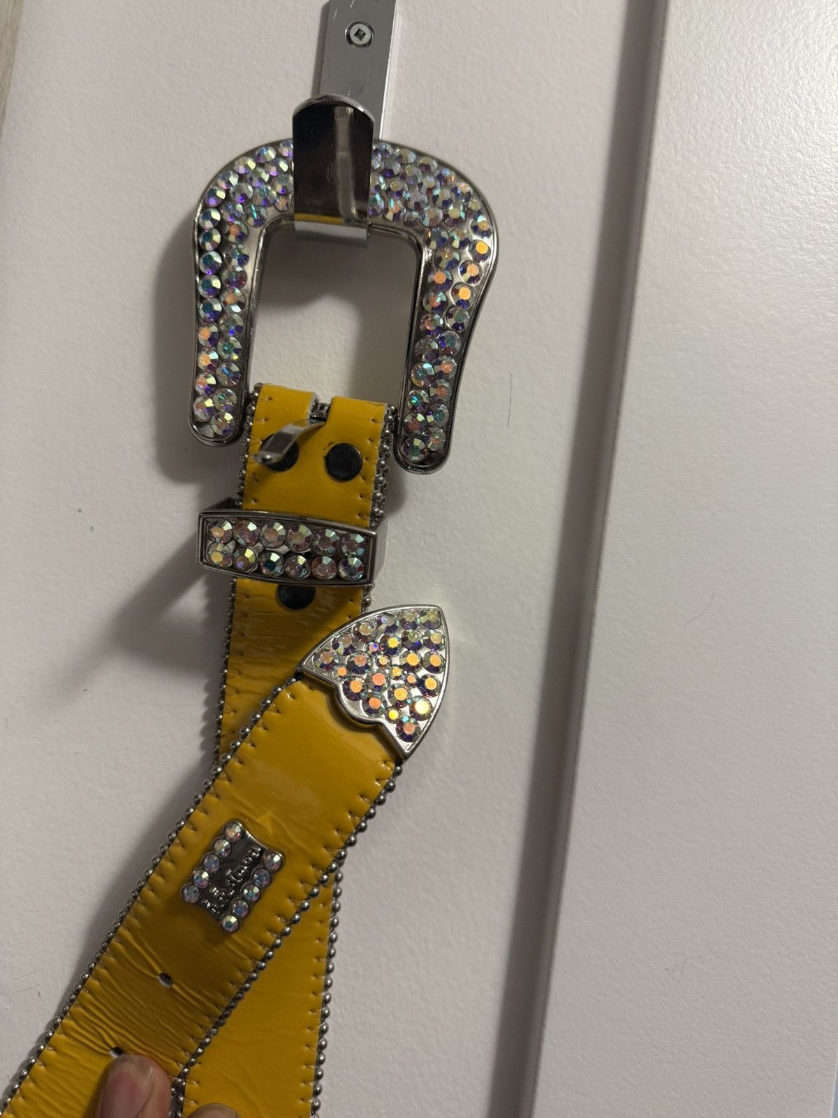 B.B. Simon Authentic Leather BB Simon Belt Size 36 - 3 Thumbnail