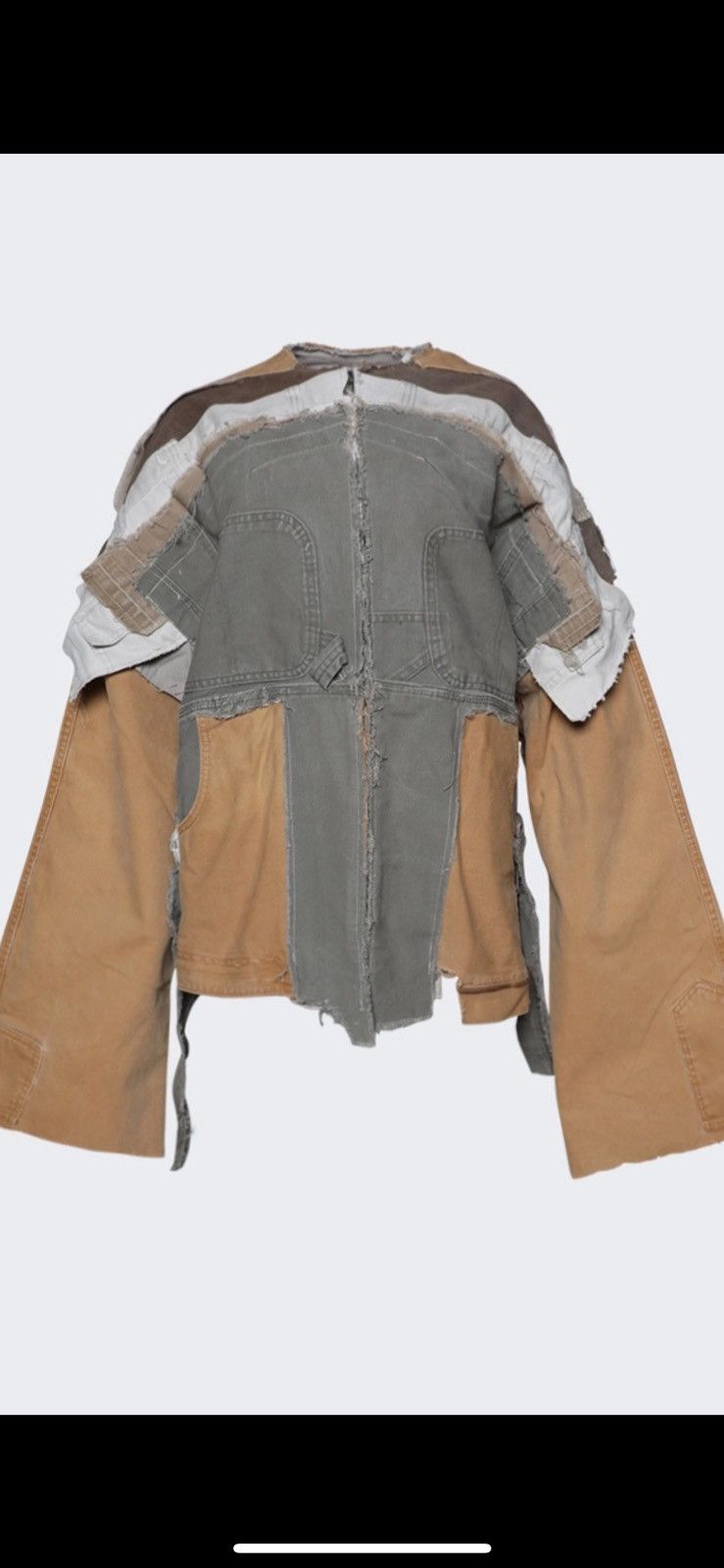 Natasha Zinko Upcycled Denim Jacket Size XS / US 0-2 / IT 36-38 - 3 Thumbnail