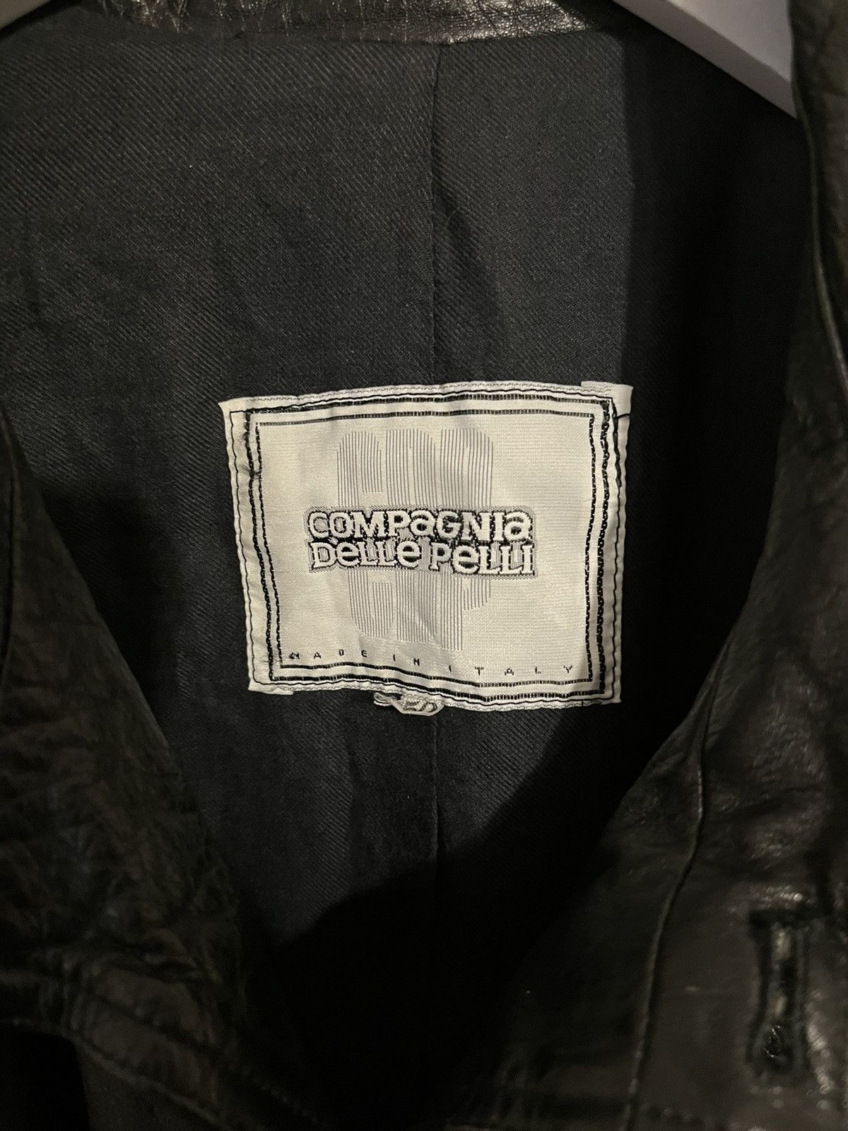 Genuine Leather CDP Made In Italy Black Leather Trench Coat Japanese Style🔥 Size US M / EU 48-50 / 2 - 3 Thumbnail