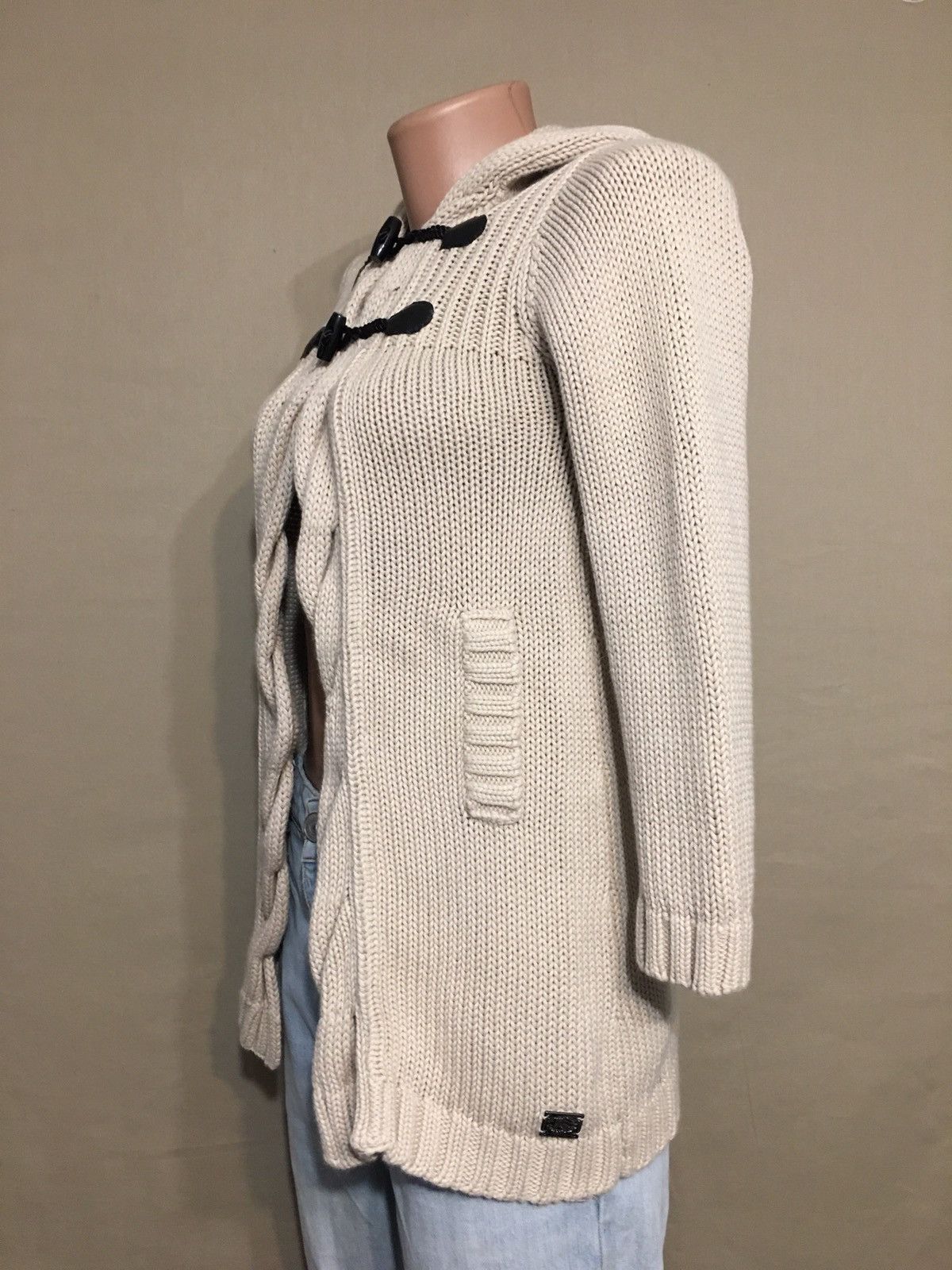 Burberry BURBERRY Beige Cotton Angora Knit Teens Cardigan Size XS / US 0-2 / IT 36-38 - 4 Thumbnail