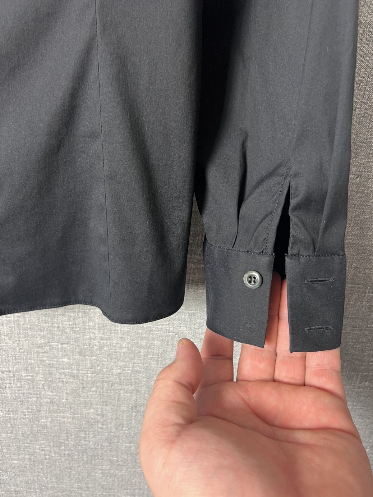 Prada Prada High Neck Long Sleeve Blouse Shirt Back Button Detail Size M / US 6-8 / IT 42-44 - 16 Thumbnail