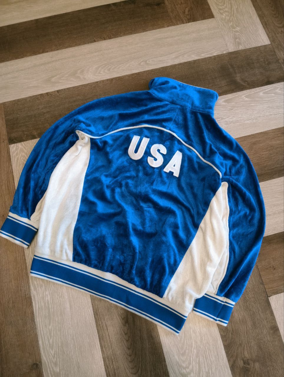 Levi's Vintage Clothing VINTAGE 80S LEVI'S USA OLYMPIC VELOUR JACKET Size US L / EU 52-54 / 3 - 2 Thumbnail