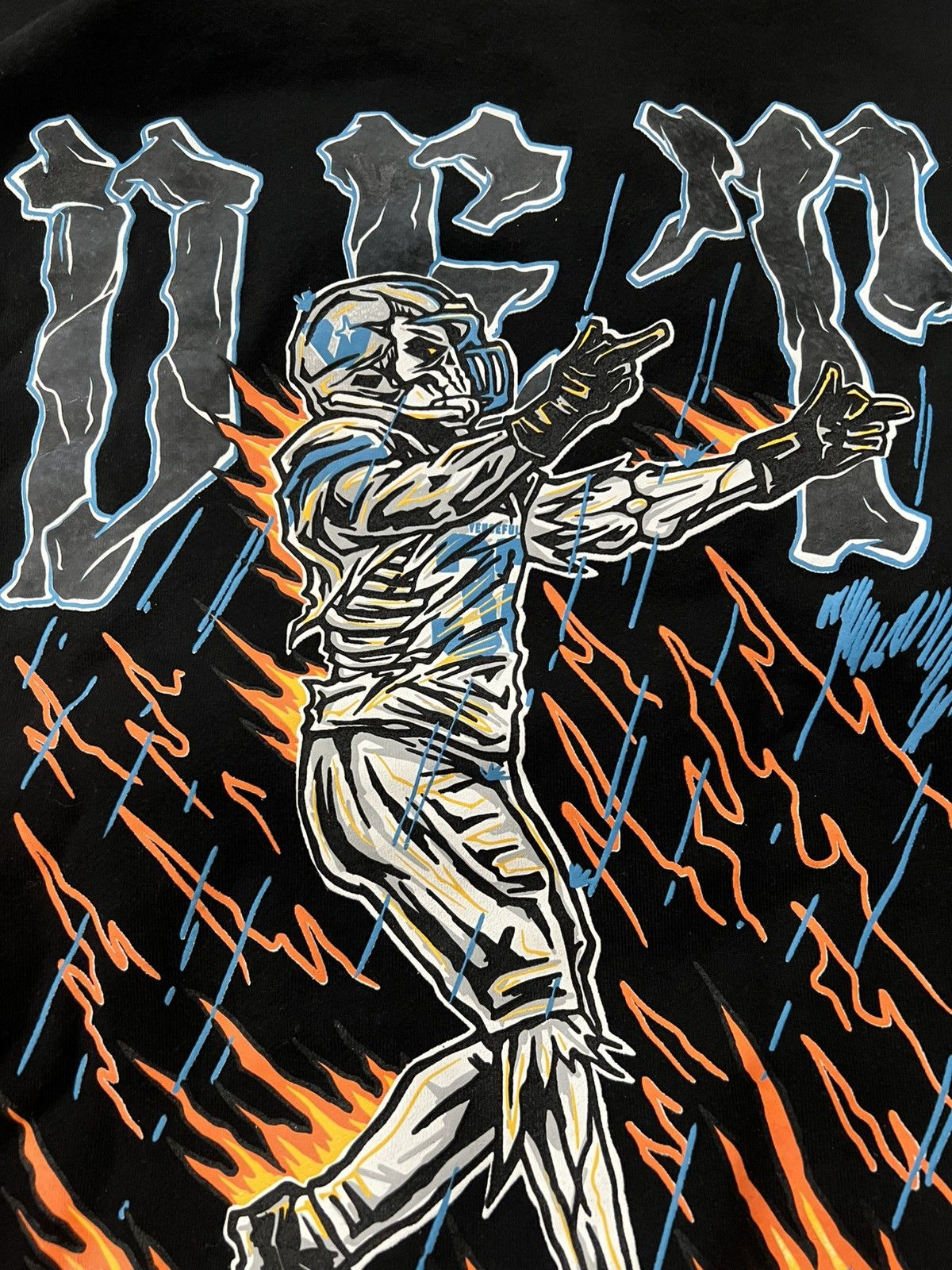 Vengeful Detroit Lions VENGEFUL- Brian Branch Hoodie -Size XL - Black Size US XL / EU 56 / 4 - 3 Thumbnail