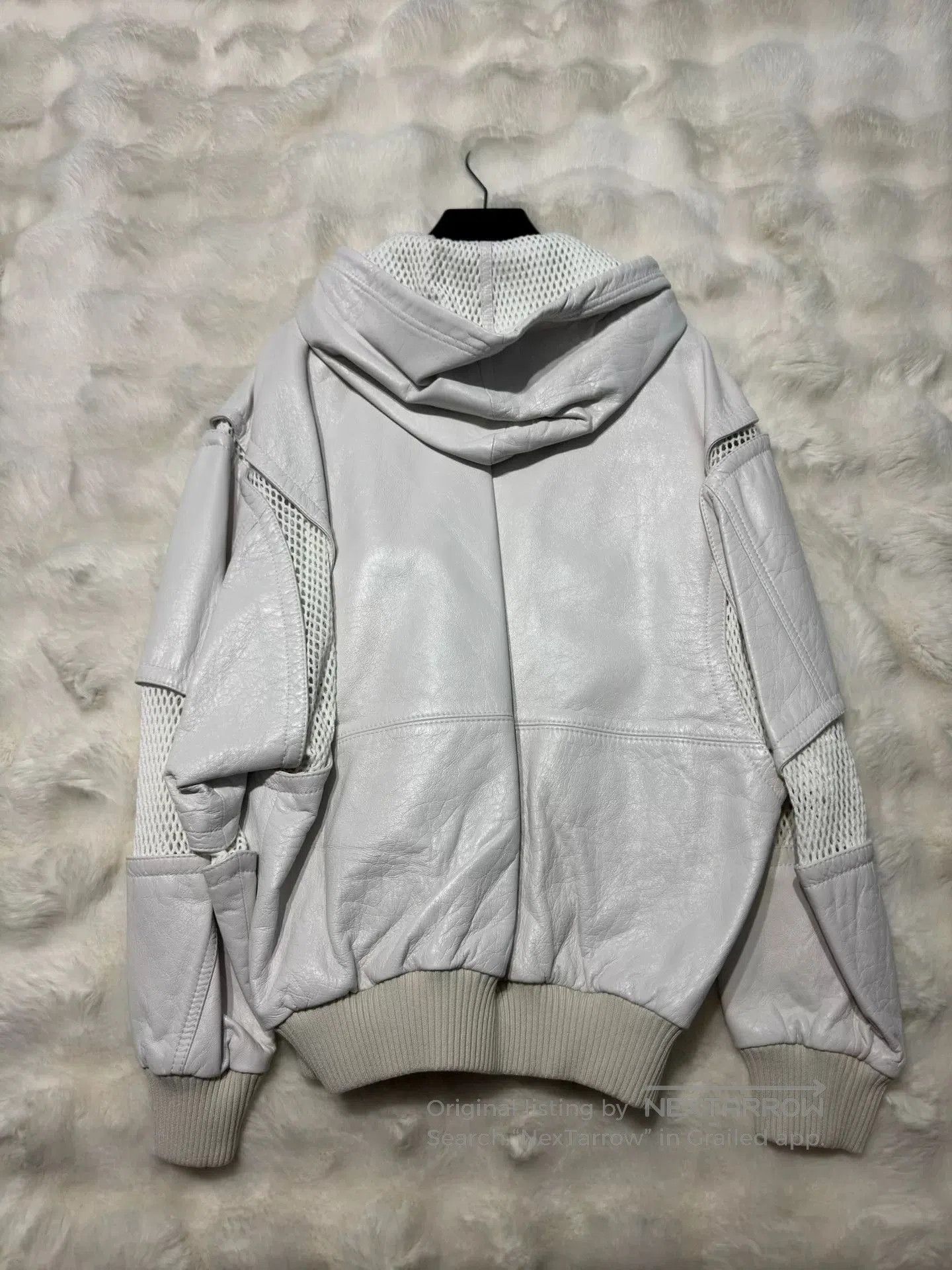 Celine CELINE 22SS Runway Mesh Leather Jacket. Size US S / EU 44-46 / 1 - 5 Thumbnail