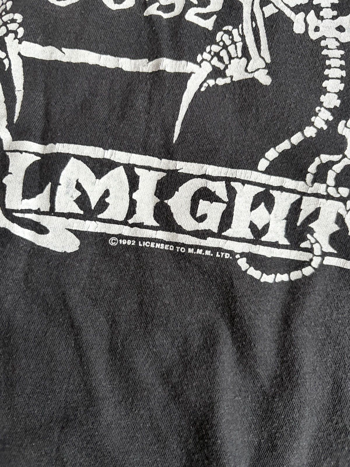 Vintage Vintage 1992 The Almighty 90s Tour Rock Band Fade T-Shirt Size US XL / EU 56 / 4 - 14 Thumbnail