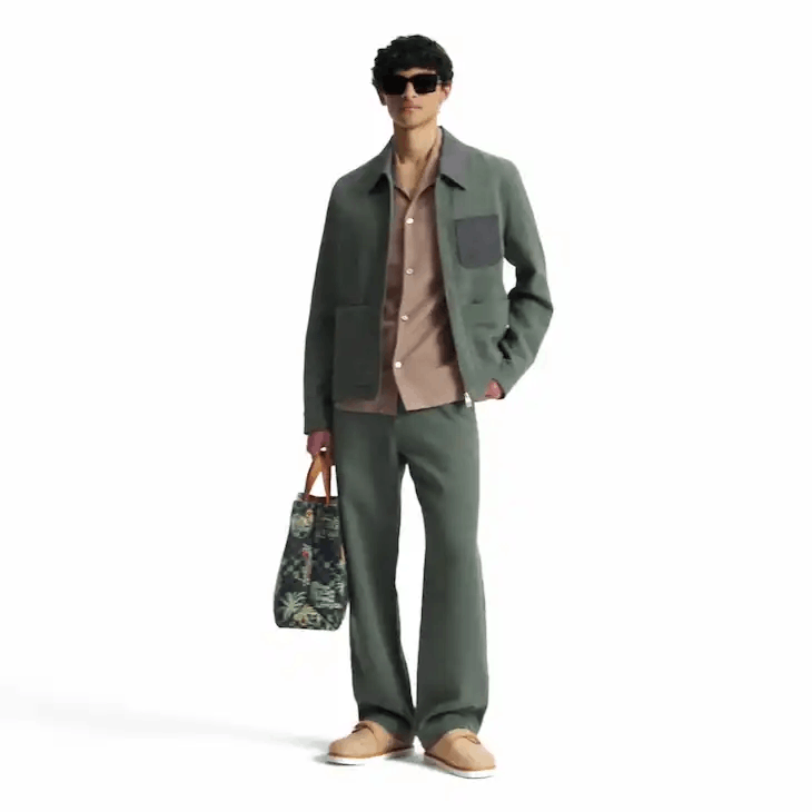 Louis Vuitton Light Linen Workwear Trousers Size 52L - 5 Thumbnail
