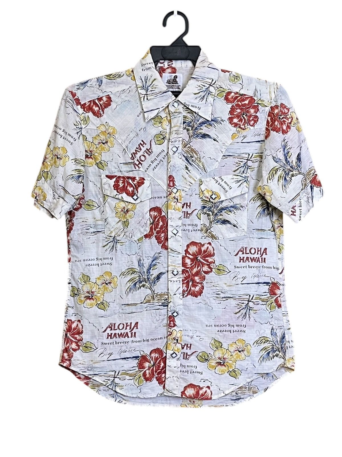 Japanese Brand NICE🔥ALOHA HAWAII OREGON TRAIL WESTERN SNAP BUTTON UPS SHIRT Size US S / EU 44-46 / 1 - 1 Thumbnail