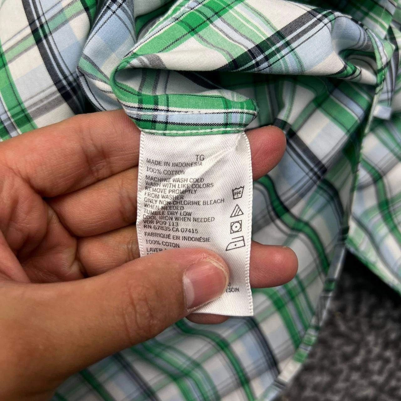 Nautica Nautica Button Down Shirt Men Plaid Collared Cotton XL Size US XL / EU 56 / 4 - 4 Thumbnail