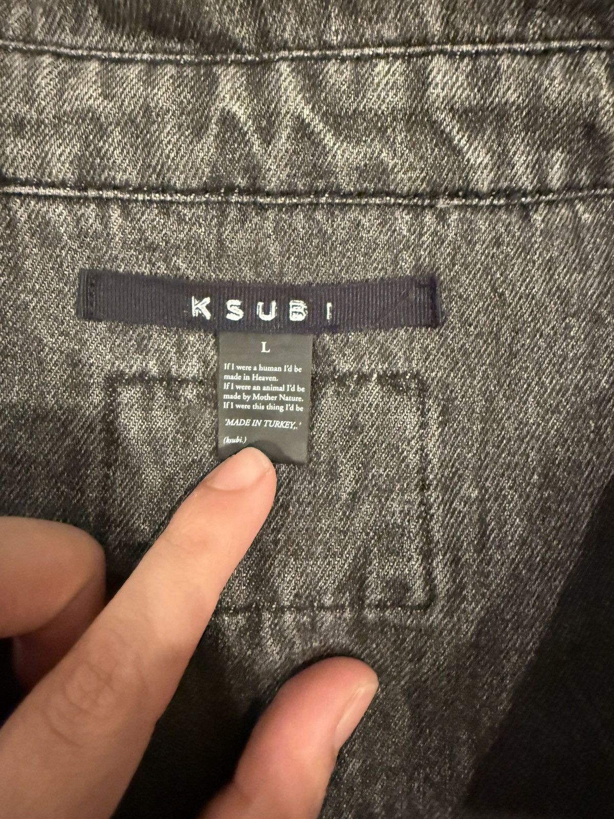 Ksubi Ksubi Denim Spray Paint Button Up Size US XL / EU 56 / 4 - 3 Thumbnail