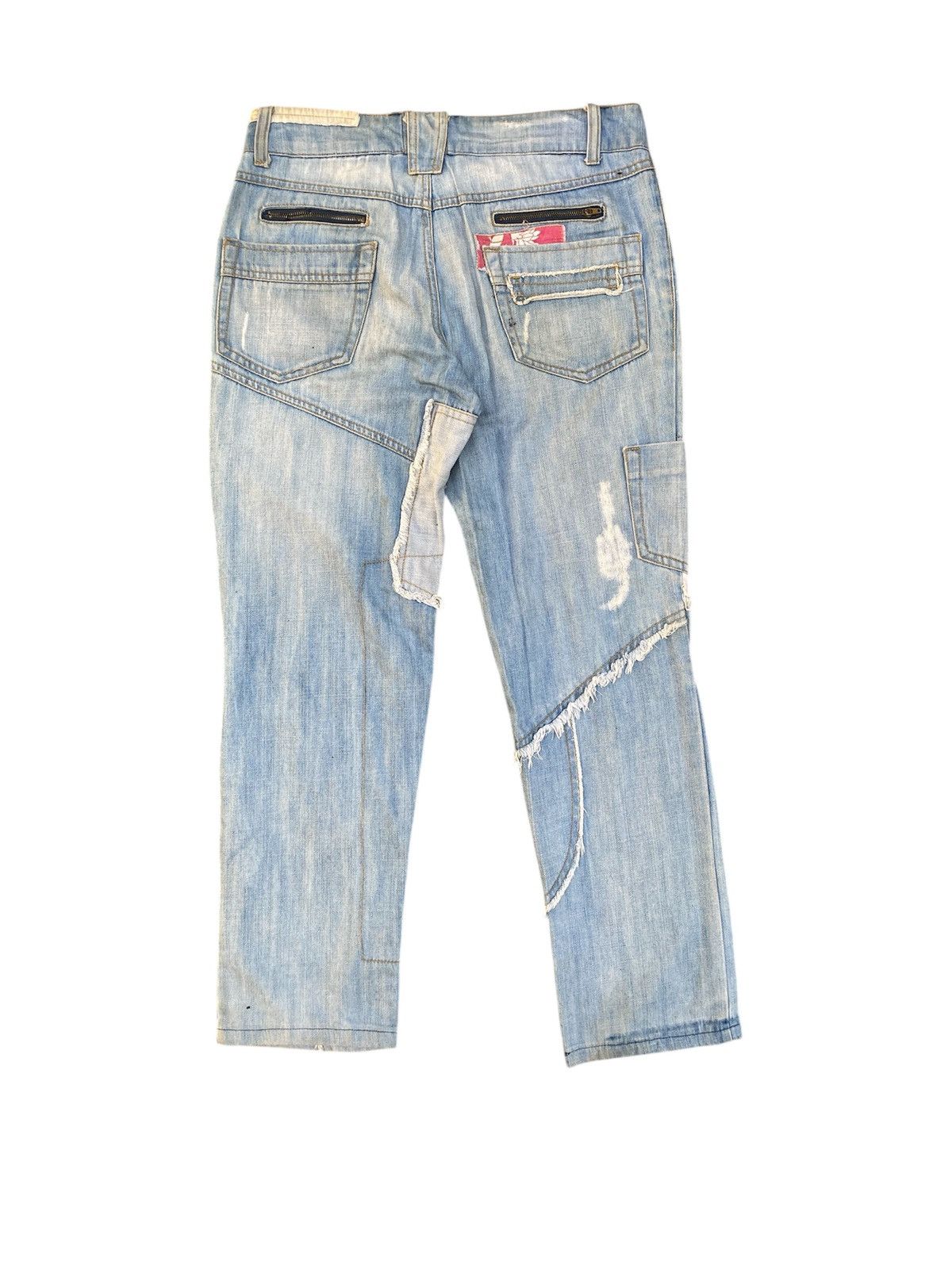 Hysteric Glamour × If Six Was Nine × Le Grande Bleu (L.G.B.) Sample Japanese Patchwork Jeans Kapital Style Size US 30 / EU 46 - 2 Thumbnail