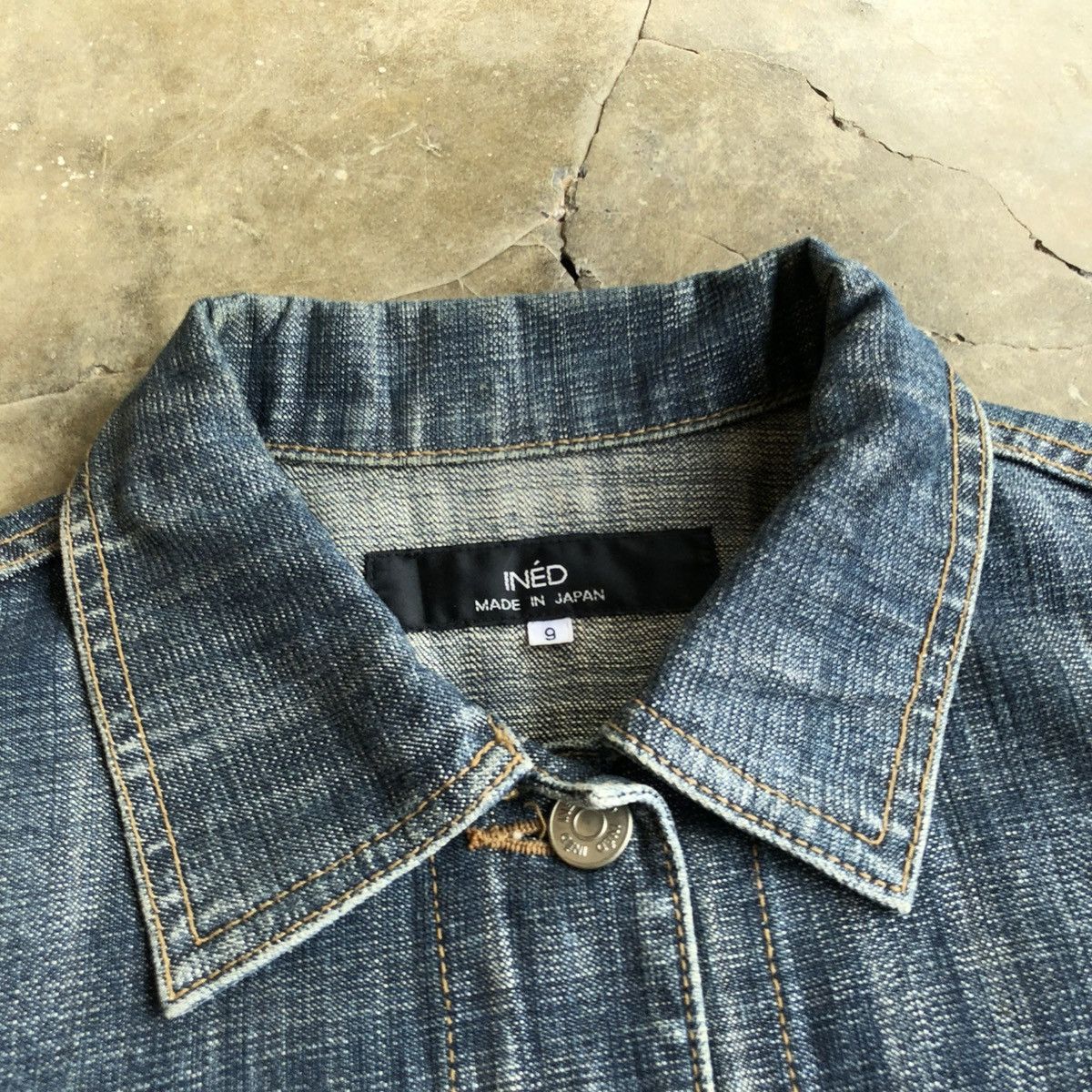 Yohji Yamamoto 🇯🇵 Vintage Ined Japan by Yohji Yamamoto Cropped Denim Jacket Size US XS / EU 42 / 0 - 14 Thumbnail
