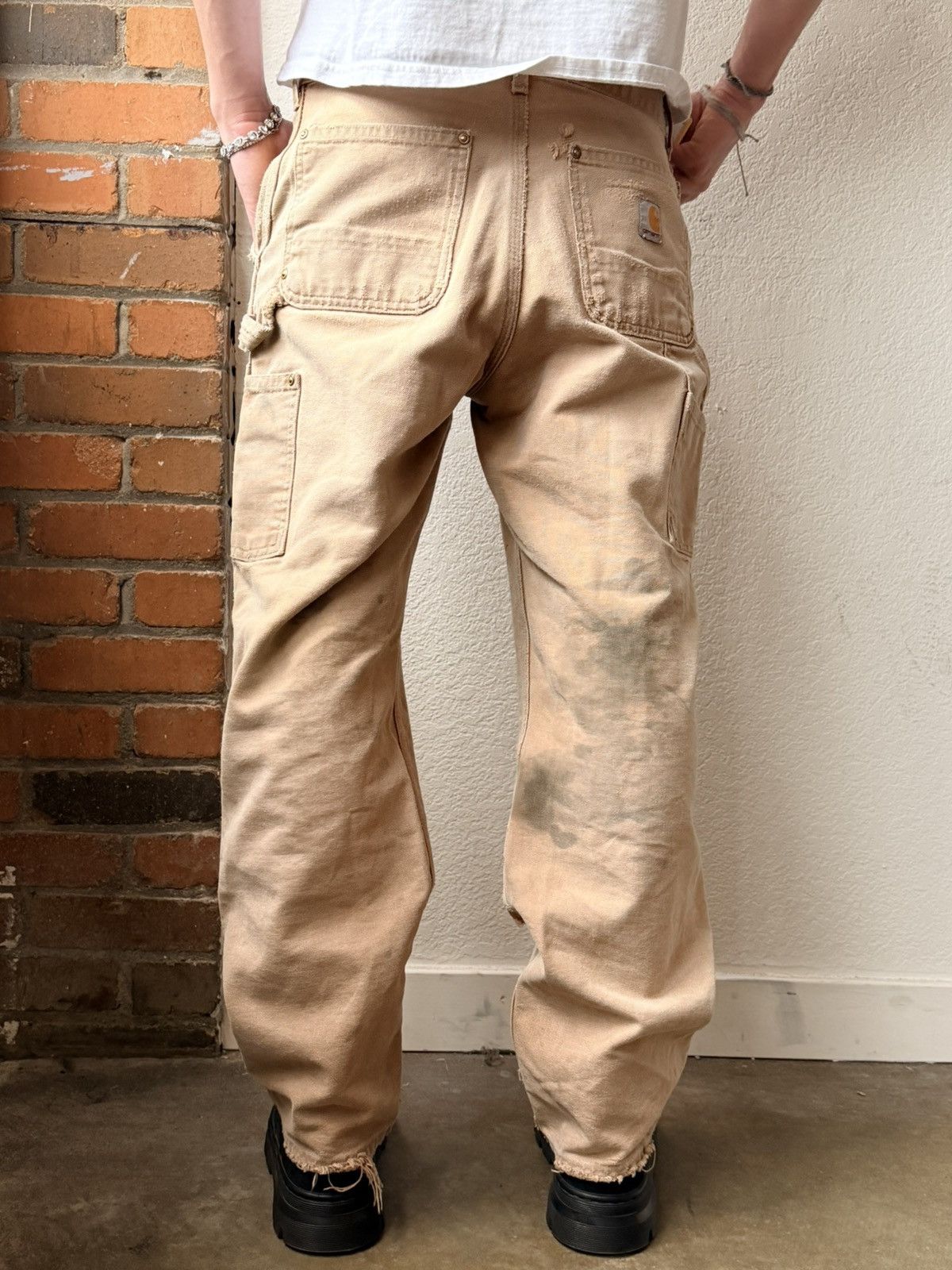Carhartt Carhartt Thrashed And Distressed Double Knees Size US 28 / EU 44 - 2 Thumbnail