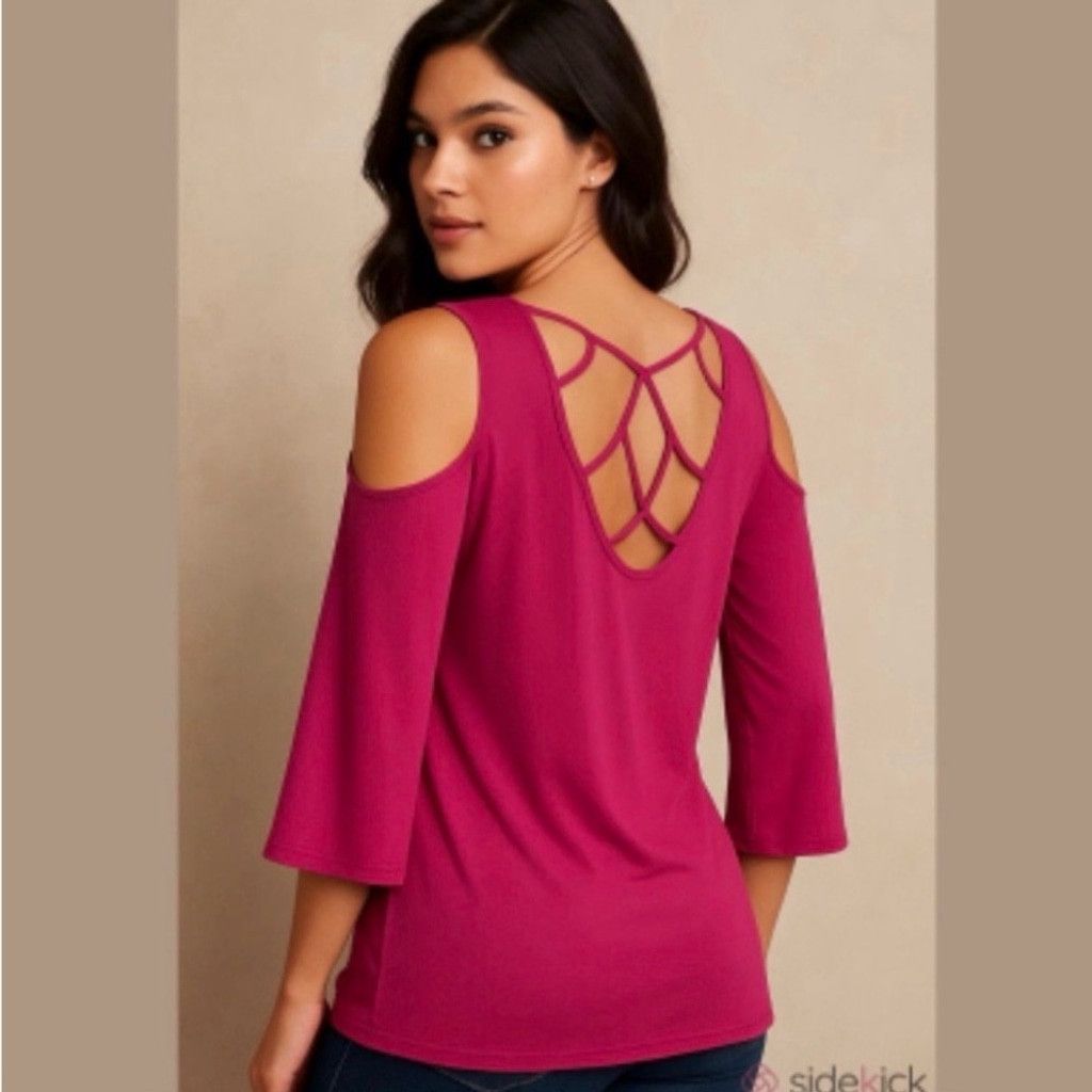 Other Coco Bianco floaty fuchsia top Size S / US 4 / IT 40 - 1 Thumbnail