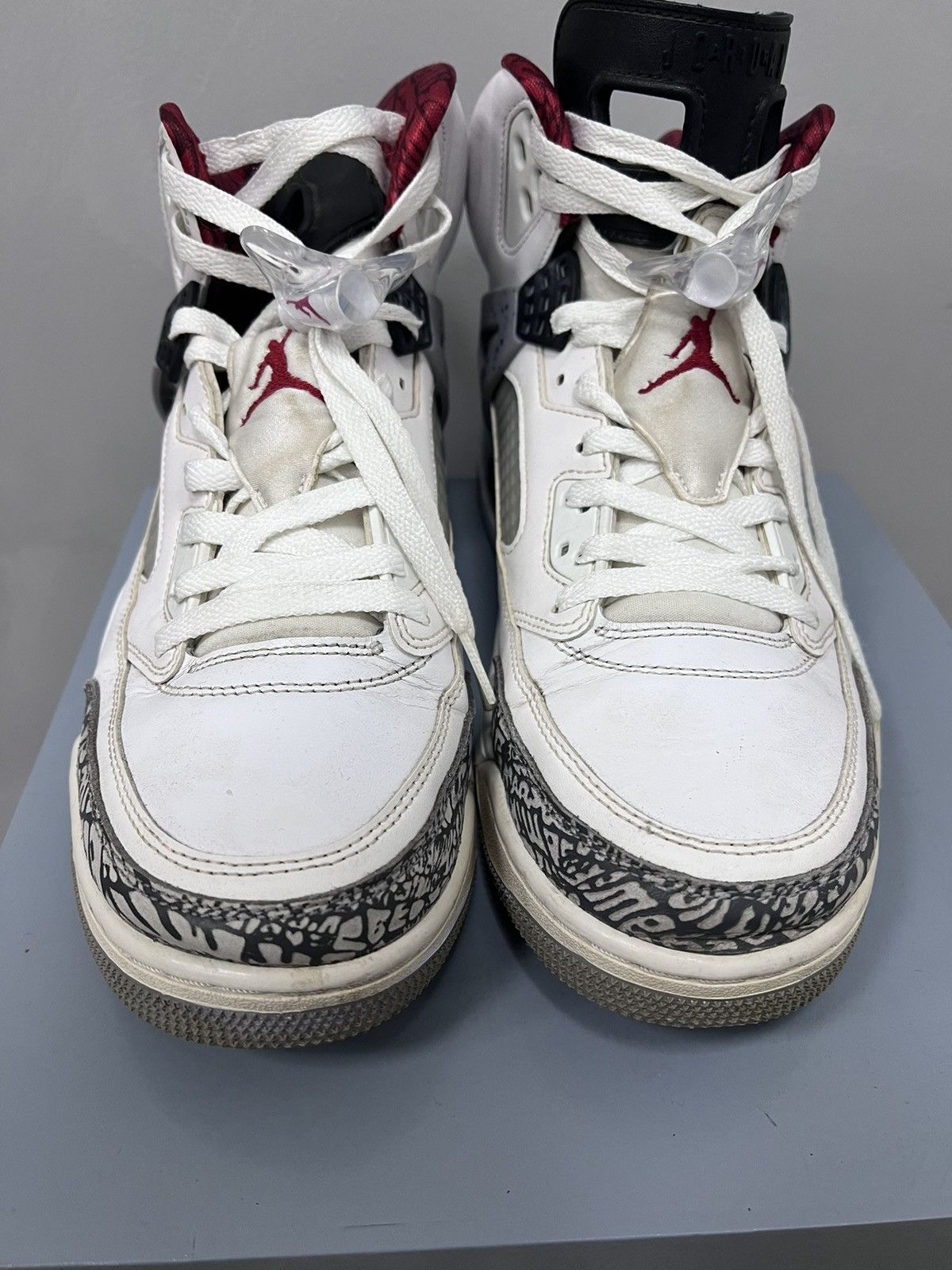 Jordan Brand × Nike SALE💣💣 Air Jordan Spizike White Cement 2017 white Size US 11 / EU 44 - 7 Thumbnail