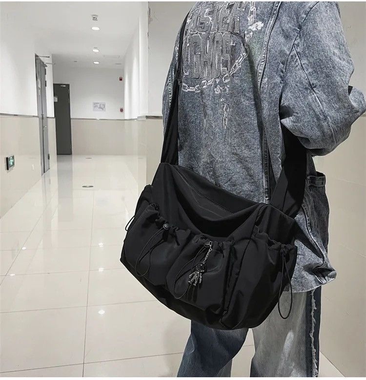 Japanese Brand × Vintage Japanese Style Tote Shoulder Canvas Bag school Size ONE SIZE - 1 Thumbnail