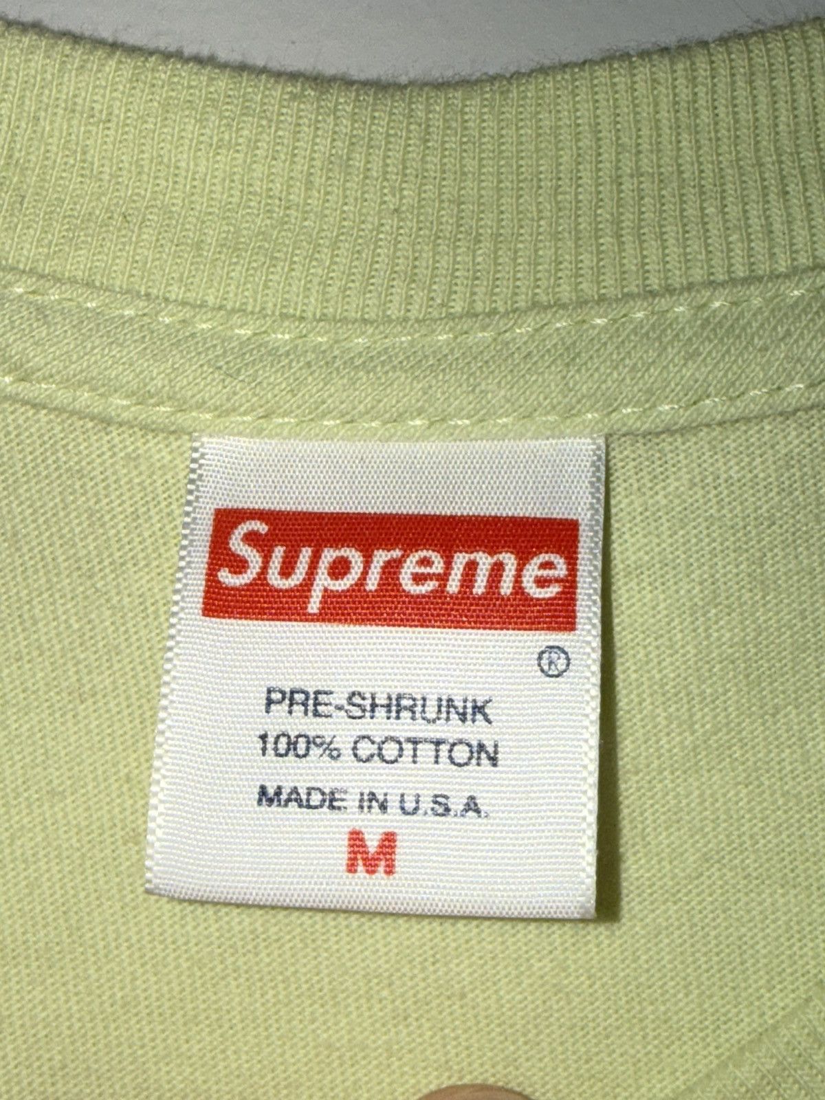 Supreme Supreme Paint Logo Tee Pale Mint SS20 Size US M / EU 48-50 / 2 - 3 Thumbnail