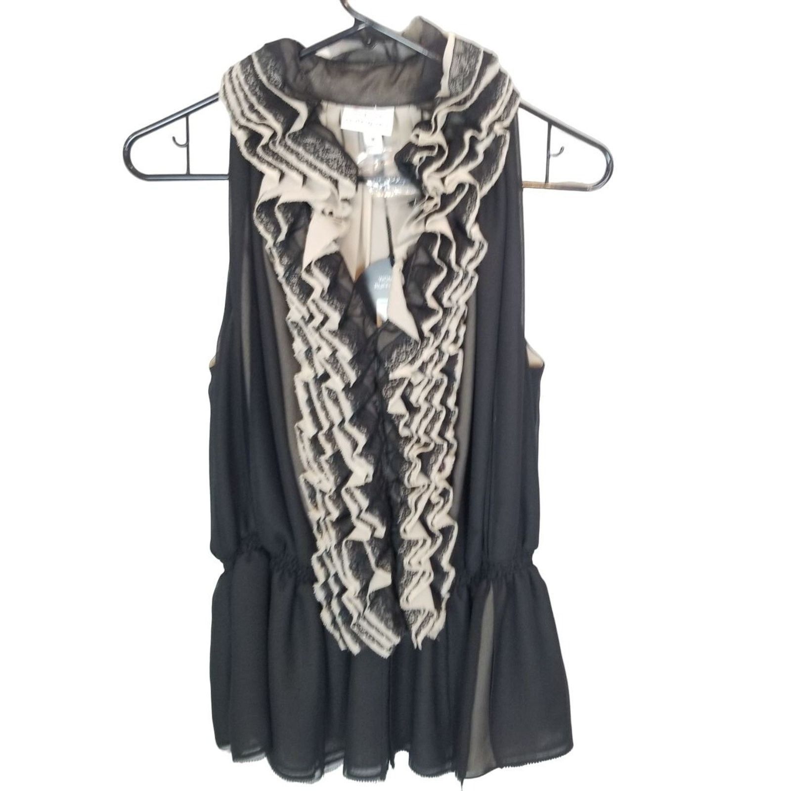 Robert Rodriguez Robert Rodriguez Target Womens Ruffle Blouse Sz M Whimsigoth Size M / US 6-8 / IT 42-44 - 2 Thumbnail
