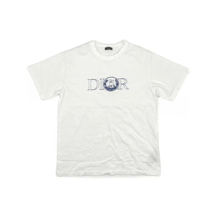 Dior Dior Hylton Nel SS25 Logo Printed Loose T-Shirt 0079-2507 Size US XL / EU 56 / 4 - 2 Thumbnail