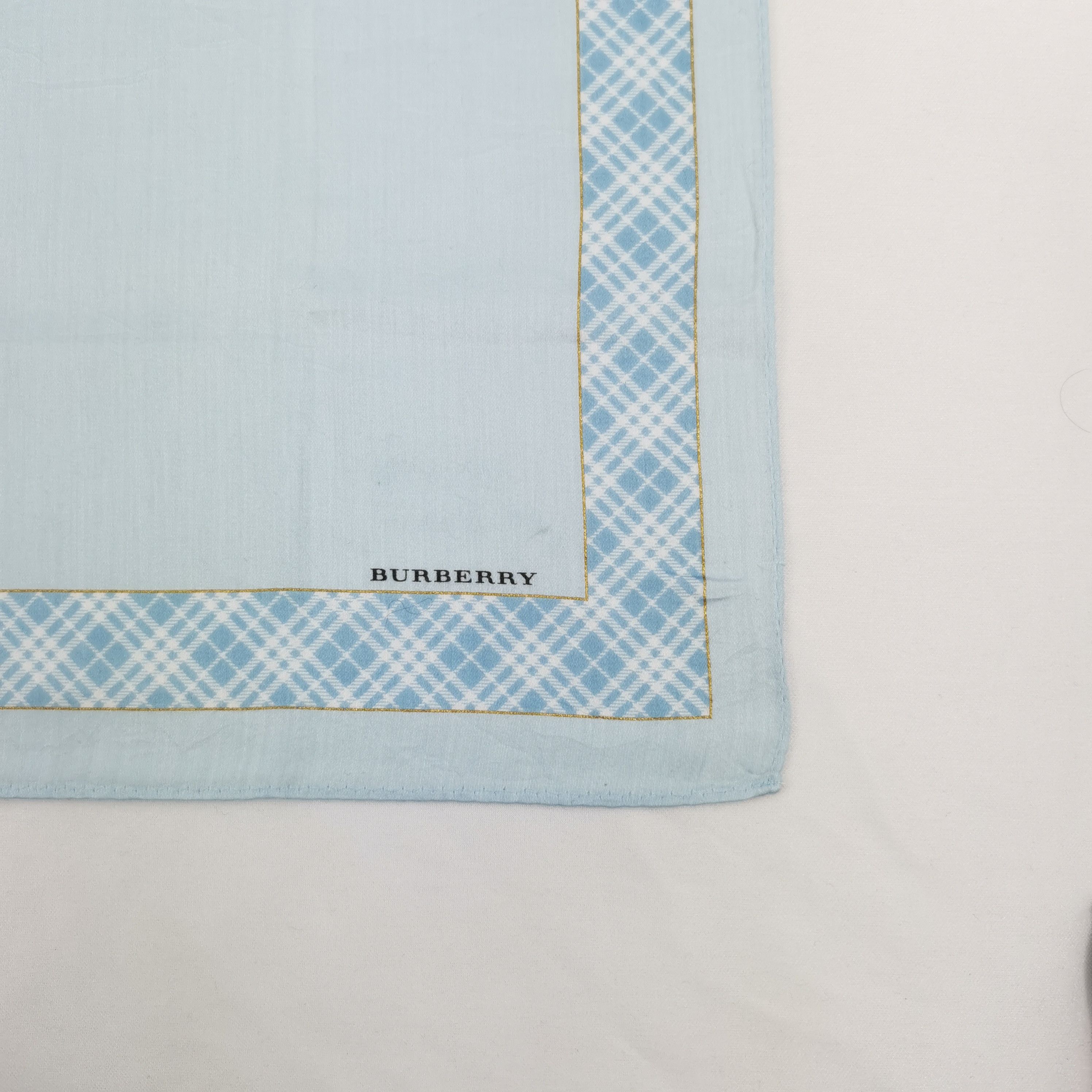 Burberry Vintage Burberry Handkerchief Bandana Pocket Square Size ONE SIZE - 3 Thumbnail