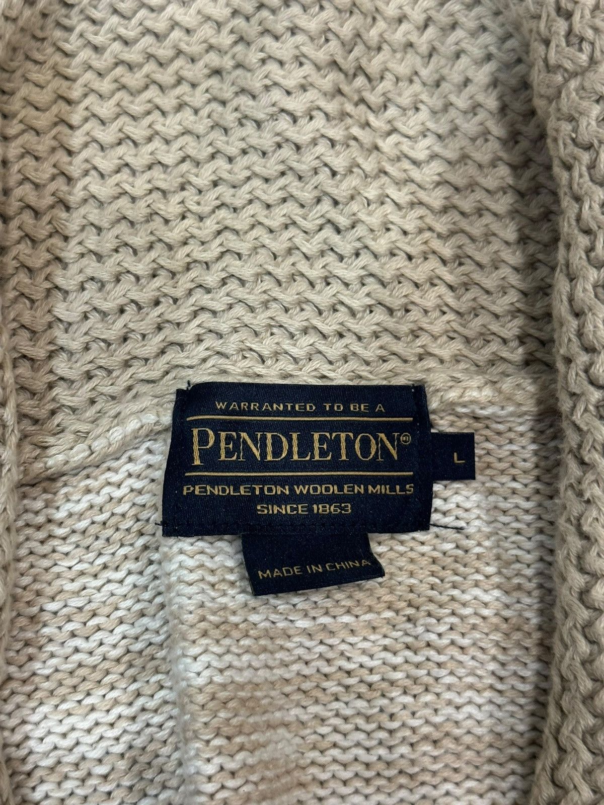 Pendleton Pendleton Jacquard Buttom Jumper Cardigan Sweater Large Size US L / EU 52-54 / 3 - 2 Thumbnail