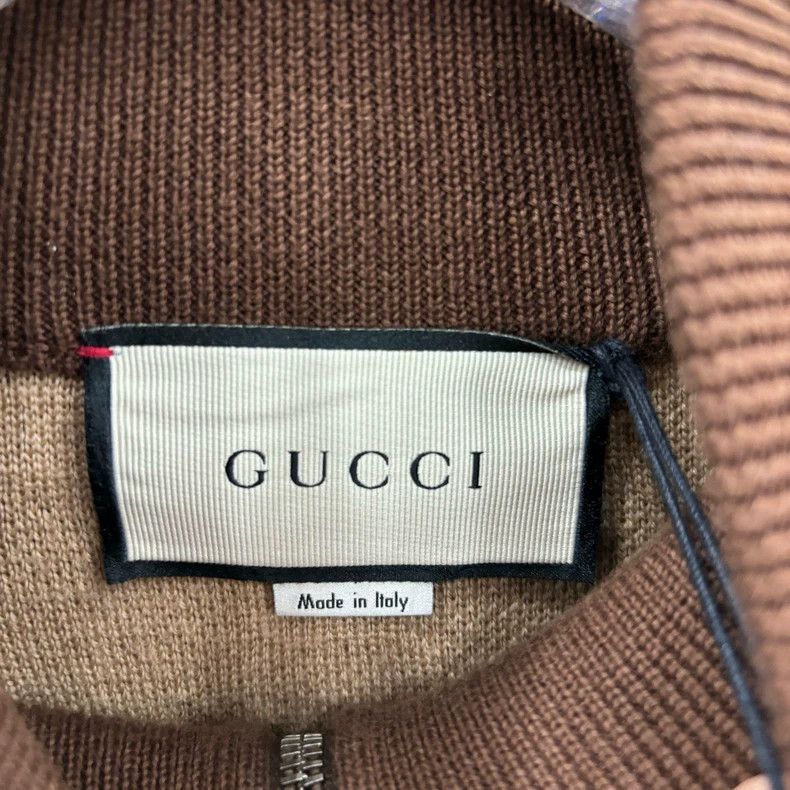 Gucci Gucci SS20 double G jacquad knitted bomber jacket Size US S / EU 44-46 / 1 - 4 Thumbnail