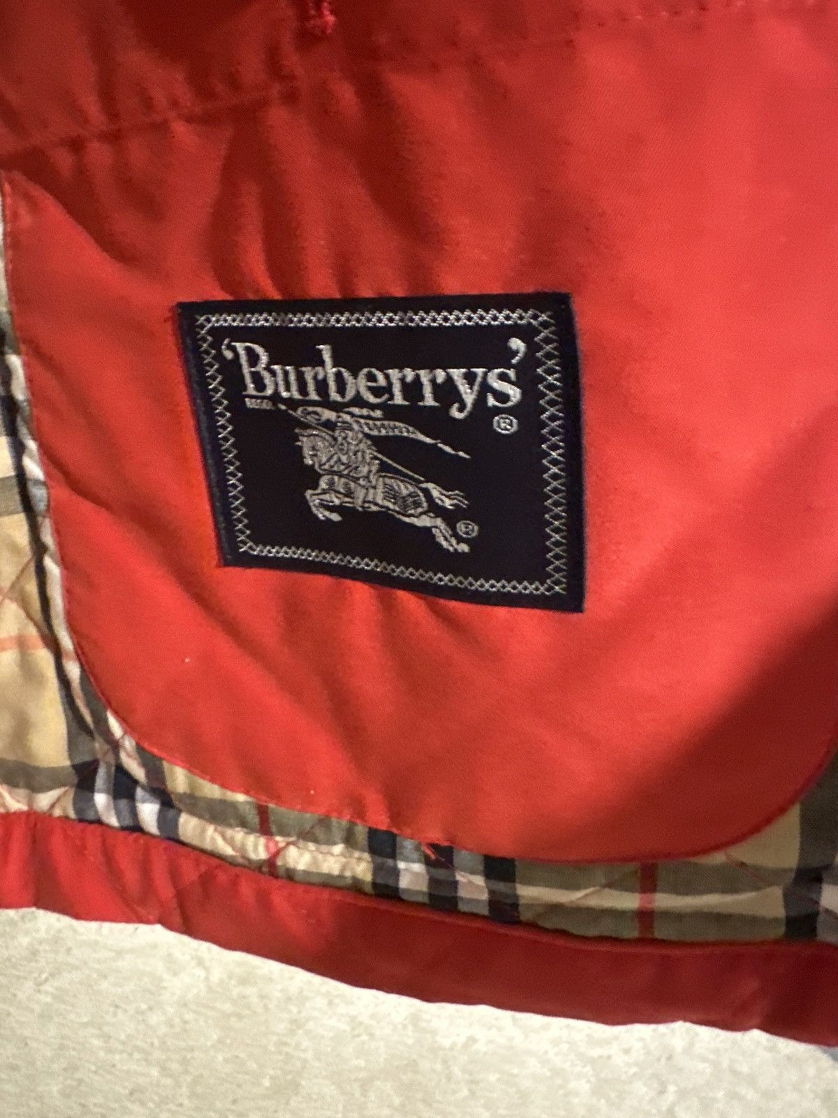 Burberry Burberry Luxury Vintage Quilted Light Jacket Size US XL / EU 56 / 4 - 2 Thumbnail