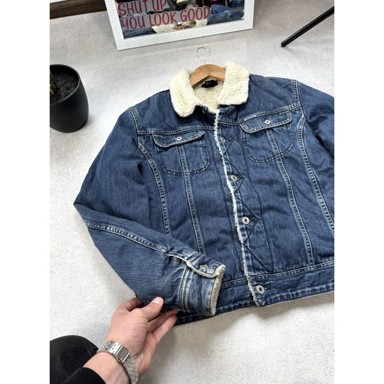 Diesel VINTAGE Diesel Denim Jacket Mens Size US 31 - 7 Thumbnail