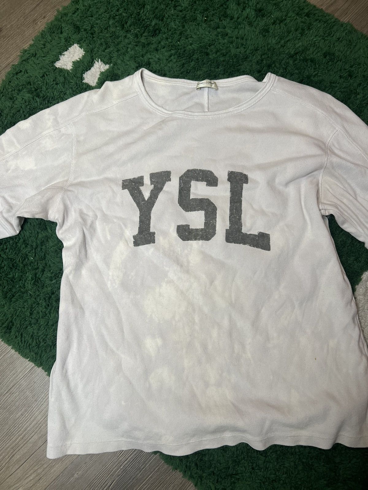 Yves Saint Laurent Saint Laurent Paris Mens Knit T shirt Size US M / EU 48-50 / 2 - 2 Thumbnail