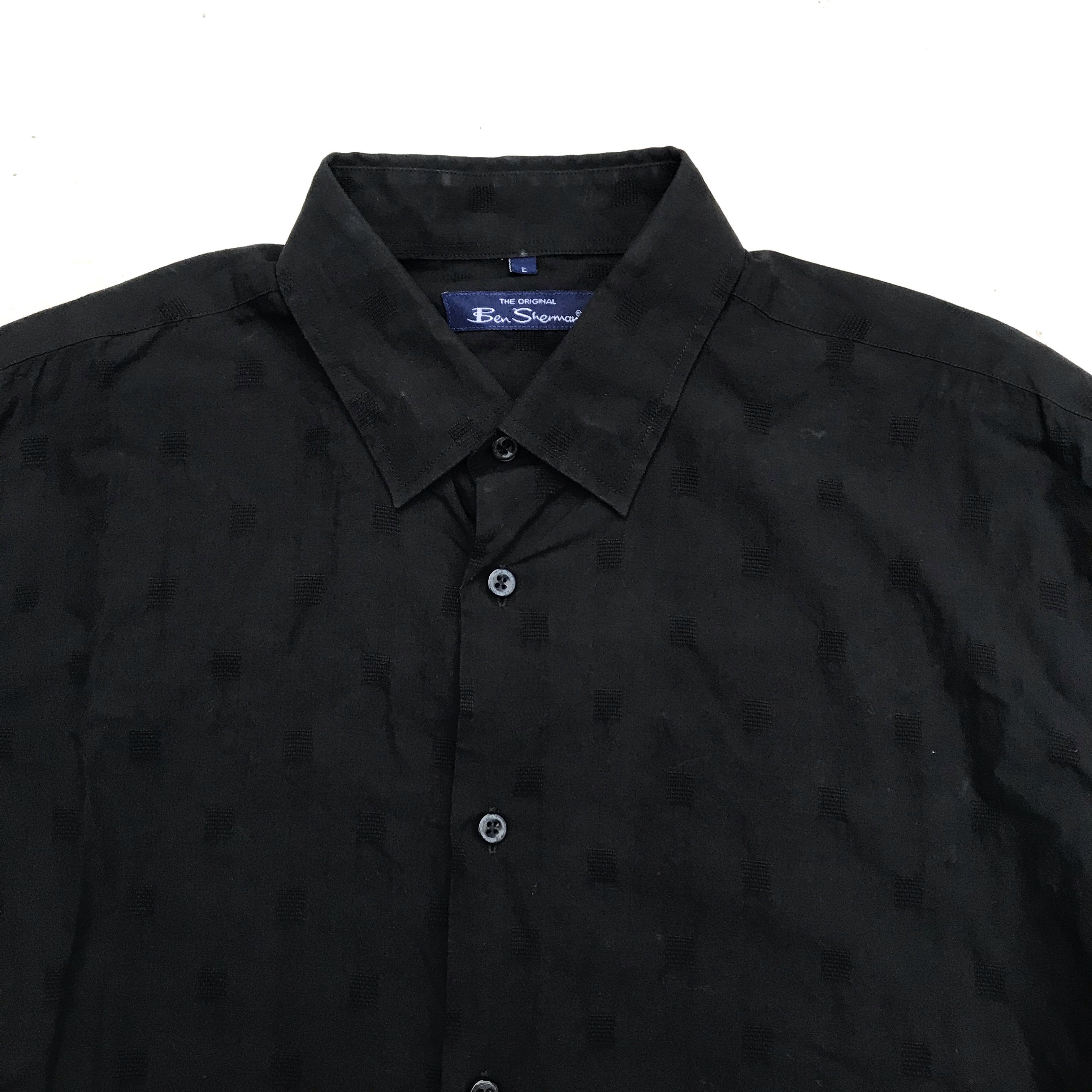 Ben Sherman × Other UK × Vintage Ben Sherman Mono off black basic long sleeves Shirt Size Xl Size US L / EU 52-54 / 3 - 2 Thumbnail