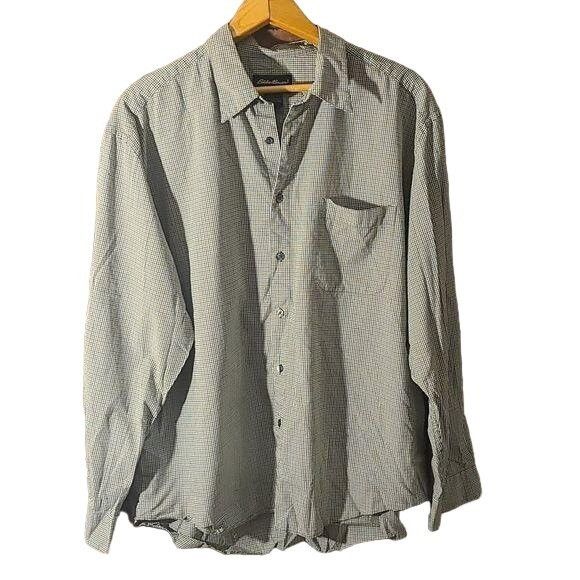 Eddie Bauer Eddie Bauer XL Button Down Business Casual Checkered Shirt