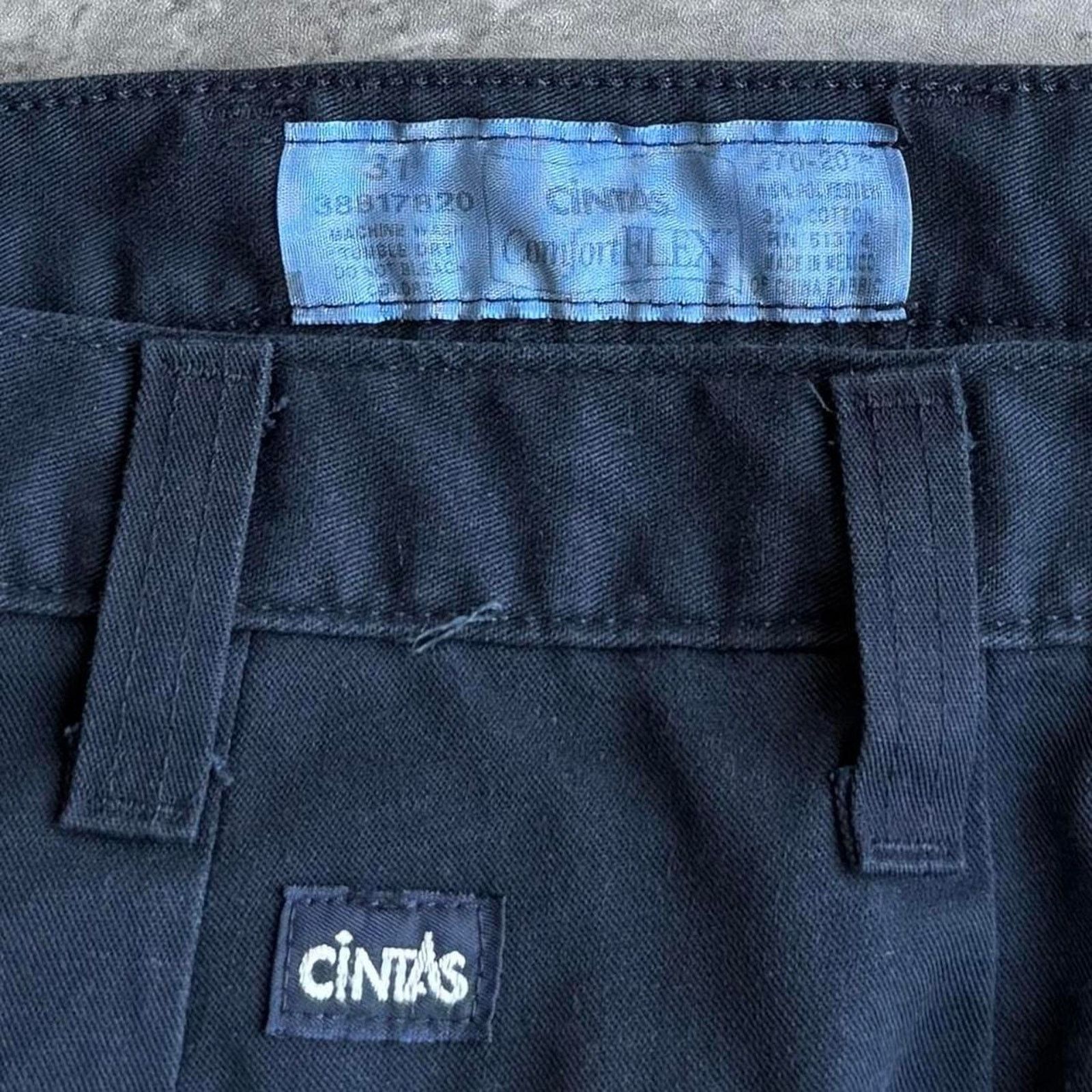 Carhartt × Cintas × Vintage Carhartt Style Blue Cargo Skater Grunge Cyber Tech Pants Size US 31 - 3 Thumbnail