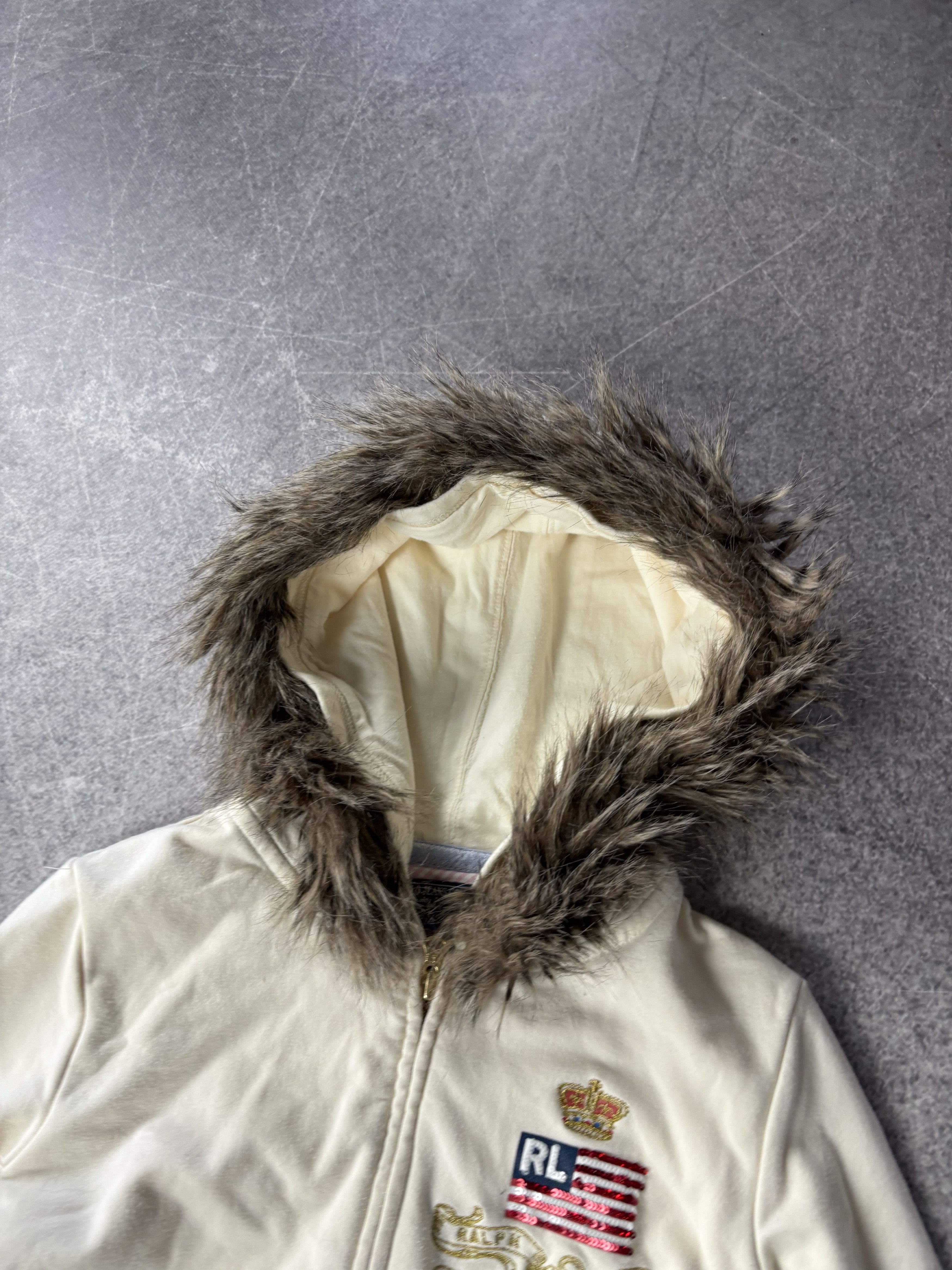 Polo Ralph Lauren Polo Ralph Lauren Flag USA Zipper Fur Hoodie LGB style Size US XS / EU 42 / 0 - 6 Thumbnail