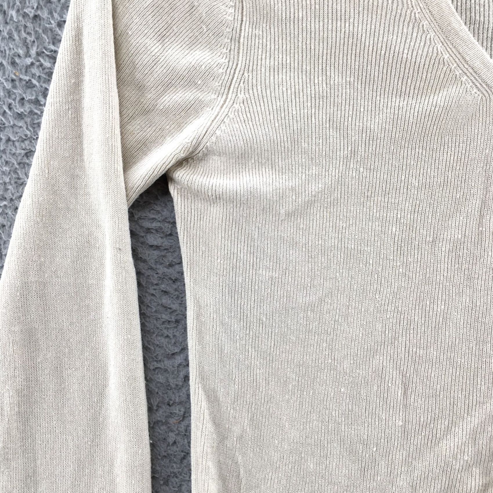 Banana Republic Banana Republic Cardigan Womens M Beige Long Sleeve Rayon Blend Button Up Casual Size M / US 6-8 / IT 42-44 - 5 Thumbnail