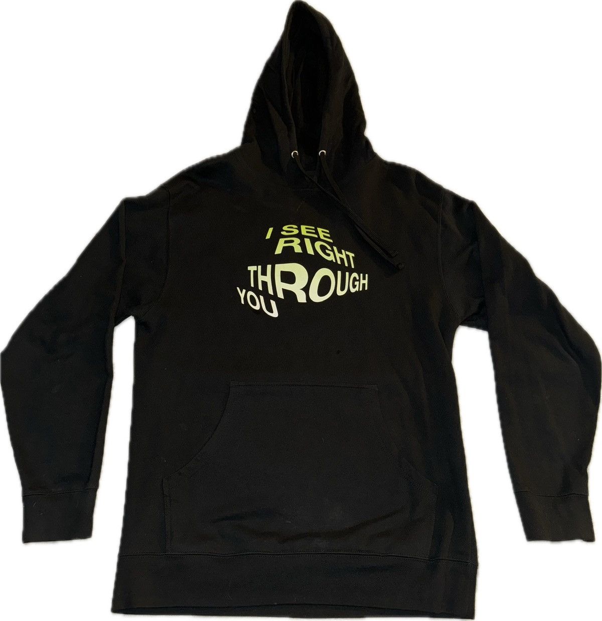 image of Anti Social Social Club Assc I See Right Through You Hoodie In Black, Men's (Size Medium)