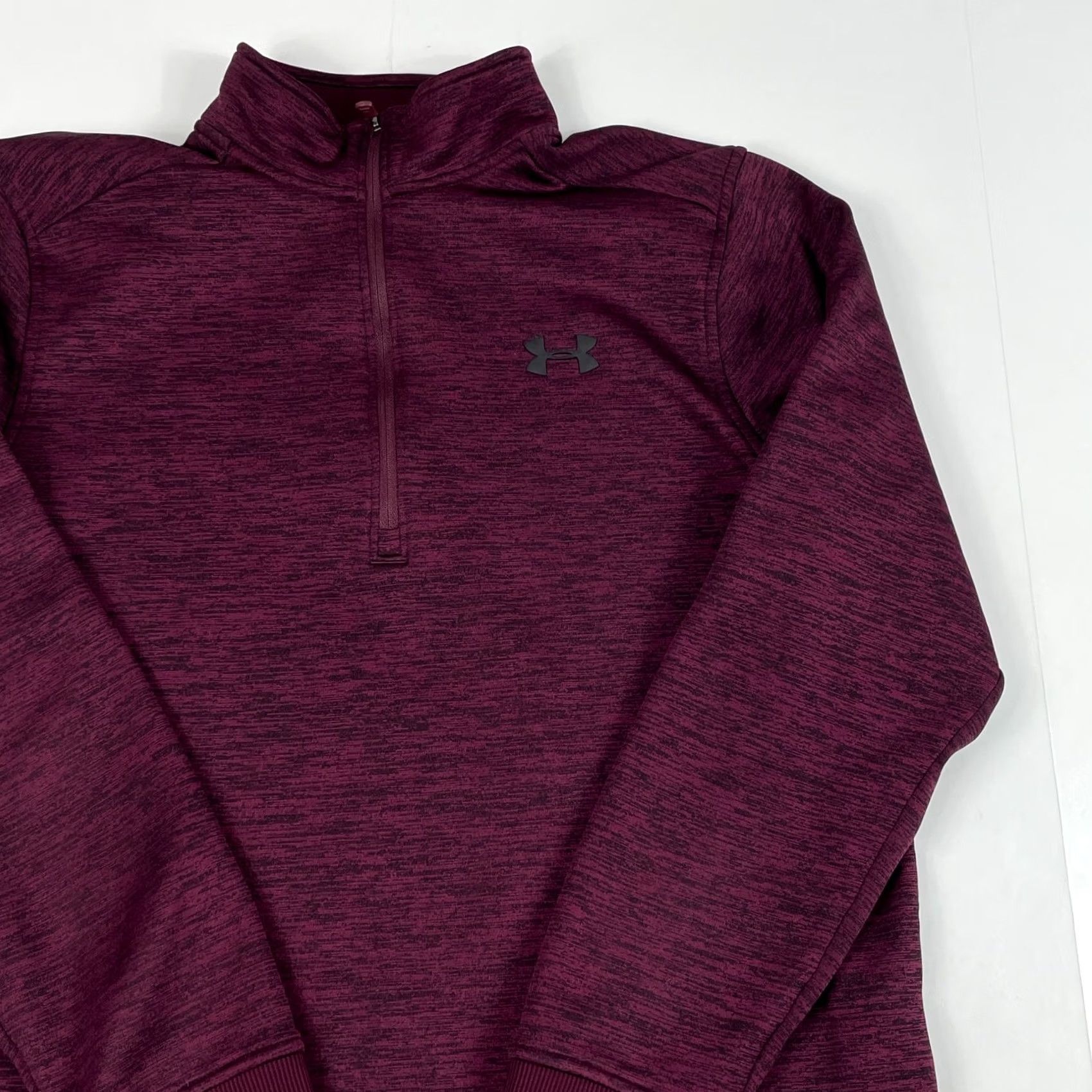 Under Armour Under Armour Sweater Mens Medium Red ColdGear 1/4 Zip Lined Golf Maroon Polo Shirt Sportswear Casual Outdoors Mens Size US M / EU 48-50 / 2 - 3 Thumbnail