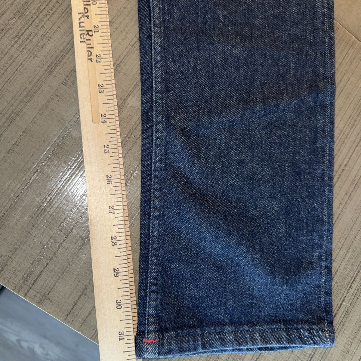 Isaia Isaia Napoli Iconico Selvedge Jeans 36 Italy Red Stitch NWT Size US 36 / EU 52 - 13 Thumbnail