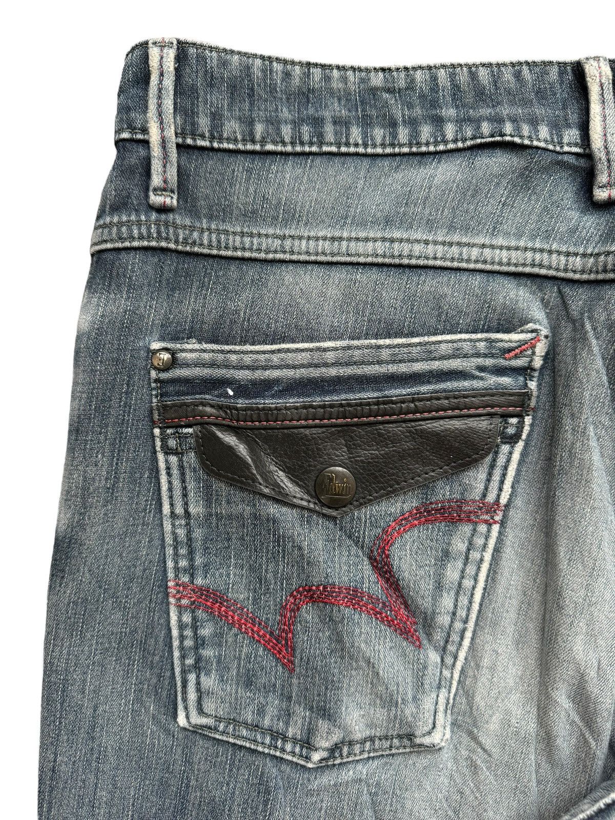 Edwin Vintage Edwin 503 Wild Fire Jeans Blue Fade jeans Size US 35 - 11 Thumbnail