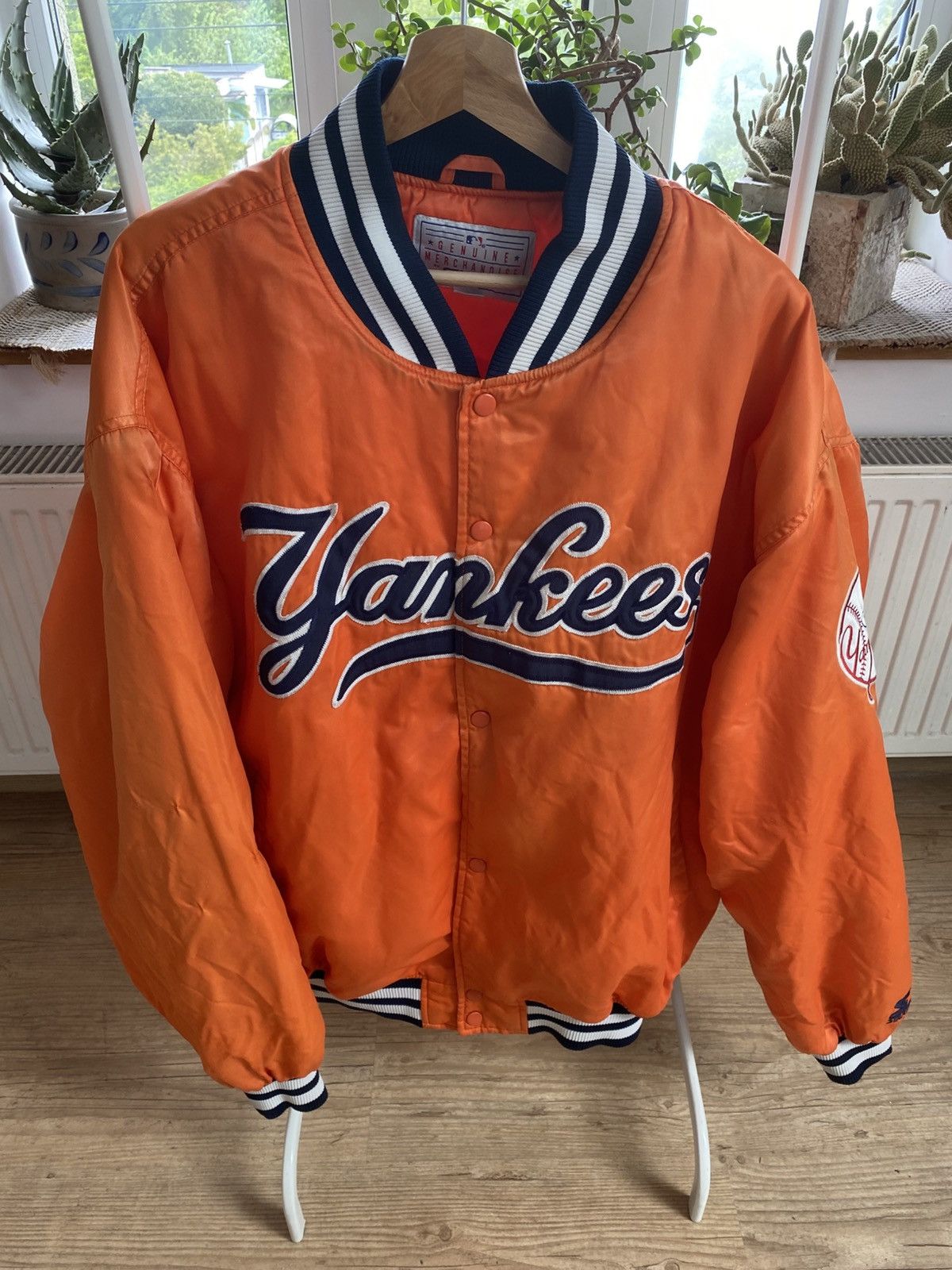 VINTAGE STARTER NEW YORK YANKEES 90s BASEBALL JACKET