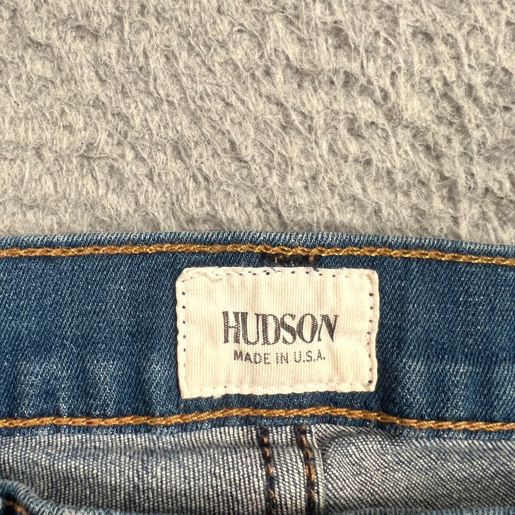 Hudson VINTAGE Hudson Womens Skinny Jeans Size 28 Blue Houndstooth Print Modern 5-Pocket Size 28" / US 6 / IT 42 - 7 Thumbnail