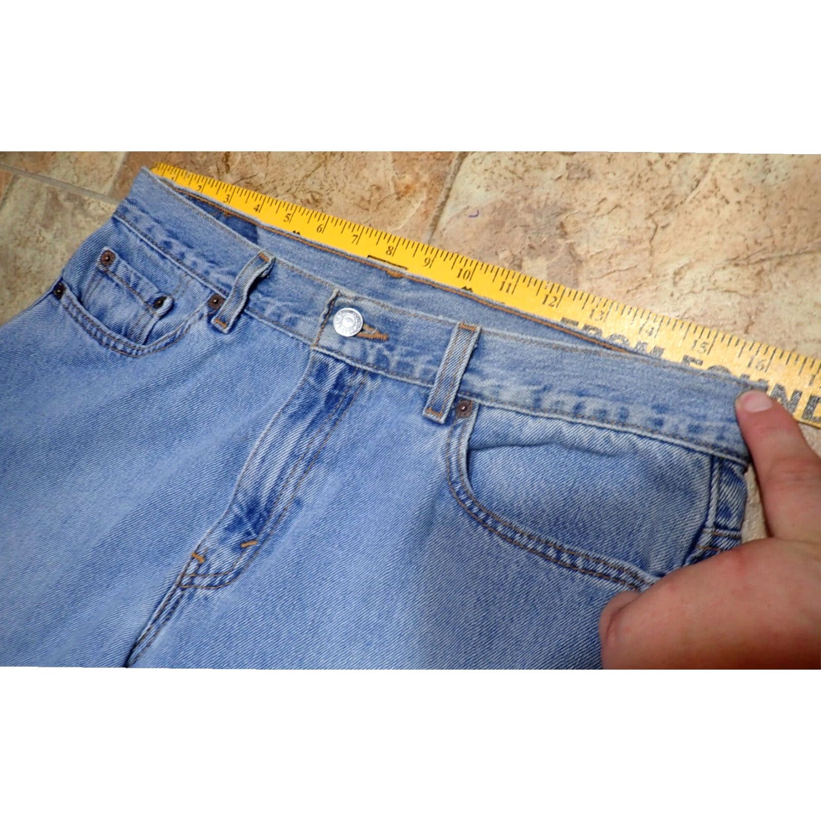 Levi's VINTAGE Levi's 515 Women's Low Rise Bootcut Jeans Blue Denim Size 12 L Size 34" / US 12 / IT 48 - 6 Thumbnail