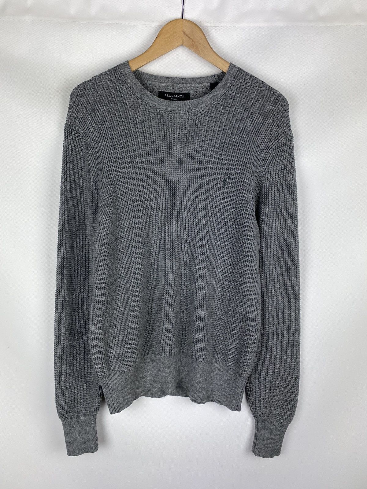 Allsaints × Japanese Brand Allsaints Rias Crew men’s knit sweater pullover size S Size US S / EU 44-46 / 1 - 1 Thumbnail
